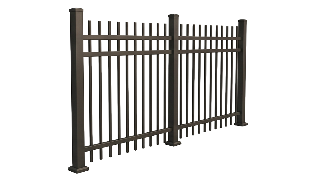 Extended Pickets Commercial Aluminum Fence Extended Pickets Commercial Aluminum Fence