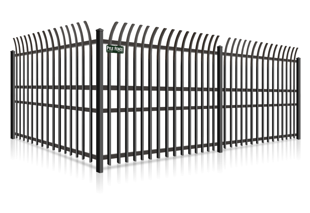 Commercial Wrought Iron fence installation for the Central Maryland area.