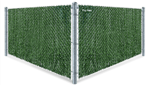 Hedge Semi-Privacy Chain Link fence contractor in Central Maryland