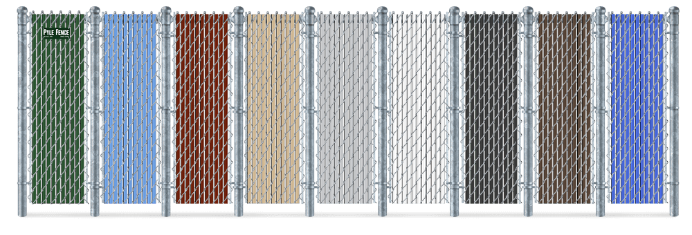 Privacy Slat Color Options For Chain Link Fence in Central Maryland