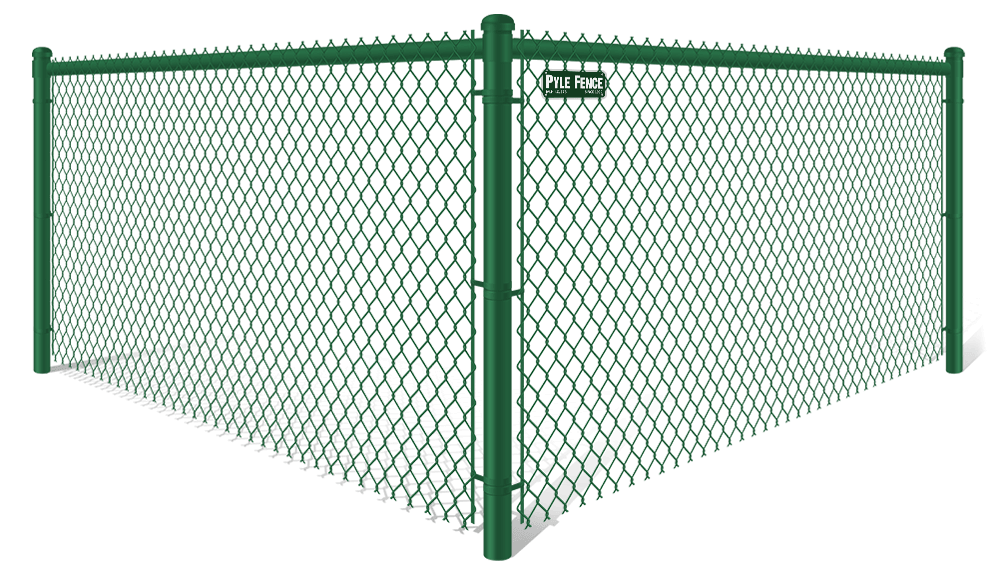 Green Chain Link fence contractor in Central Maryland
