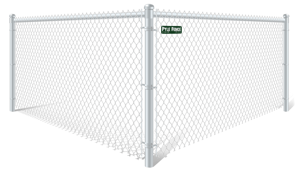 White Plastic Coated Chain Link fence contractor in Central Maryland