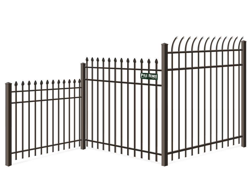 Commercial Aluminum fence height options Central Maryland