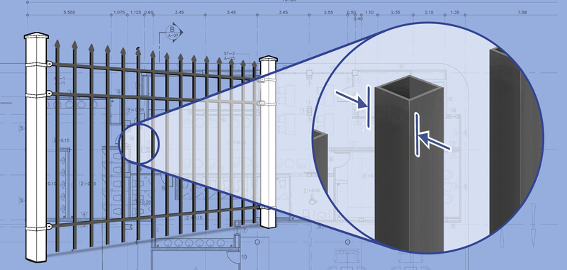 Central Maryland Ornamental Steel fence Pickets installation company
