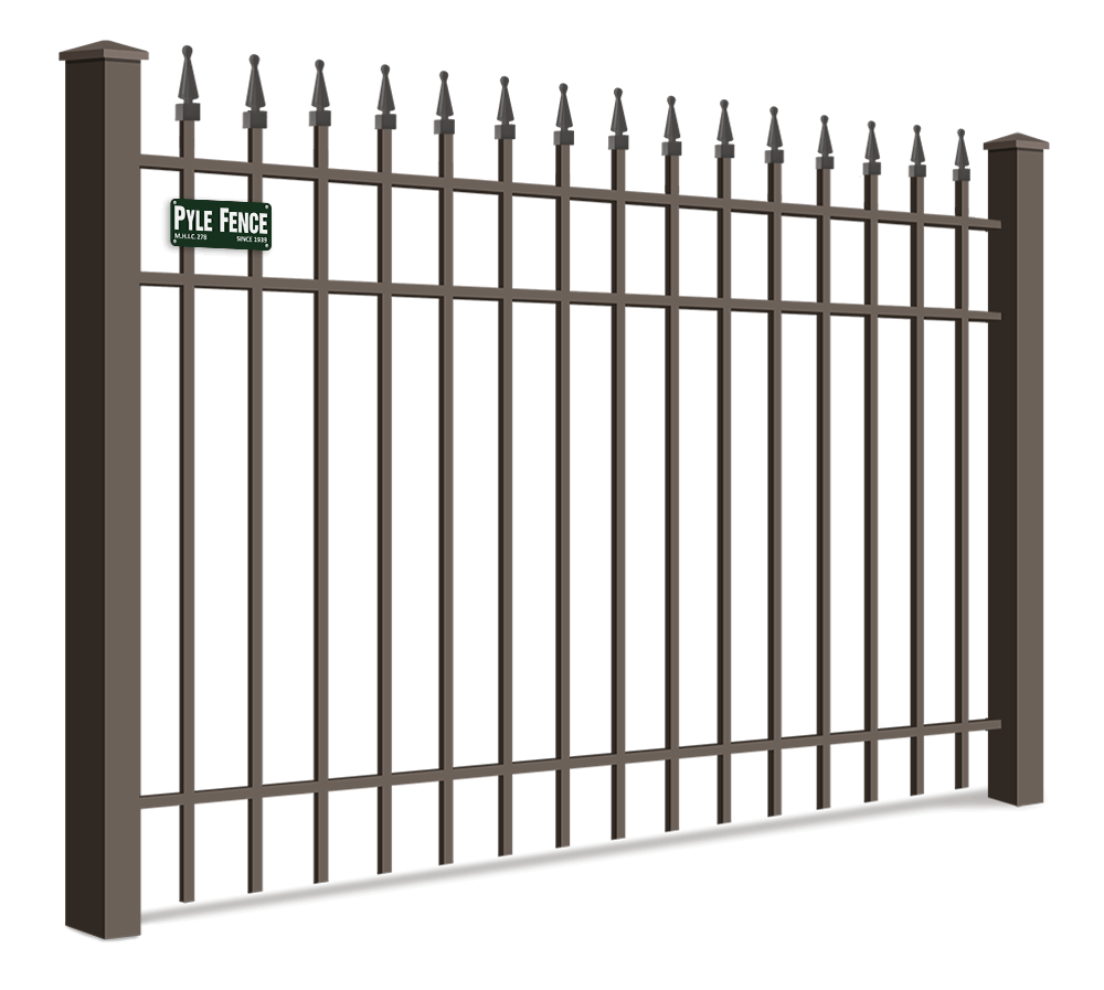 Ornamental Steel fence features popular with Central Maryland homeowners