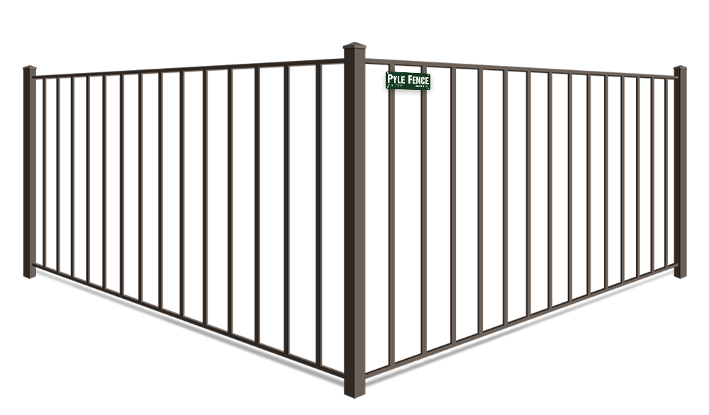 Commercial 2-Rail aluminum fence company in Central Maryland
