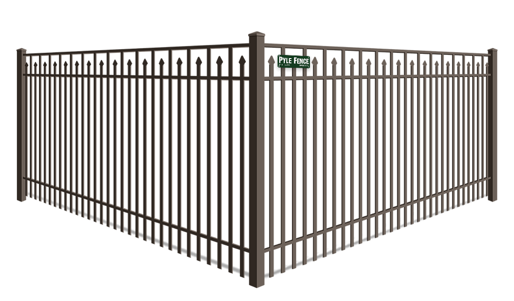 Decorative commercial aluminum fence company Central Maryland