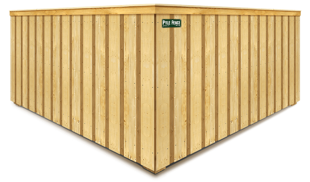 Board on Board wood fence company in Central Maryland