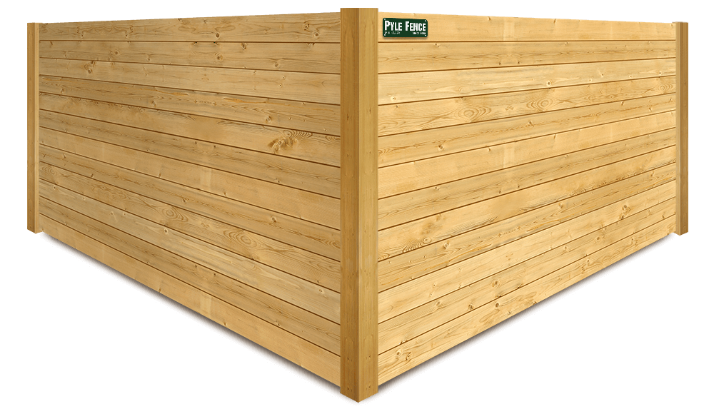 Horizontal wood fence company in Central Maryland