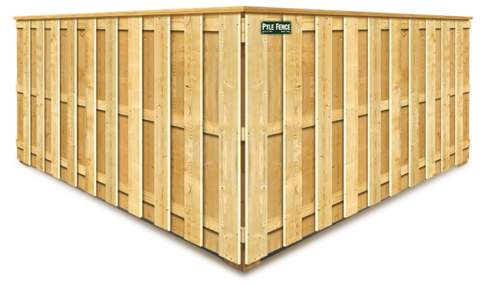 Shadowbox wood fence company in Central Maryland