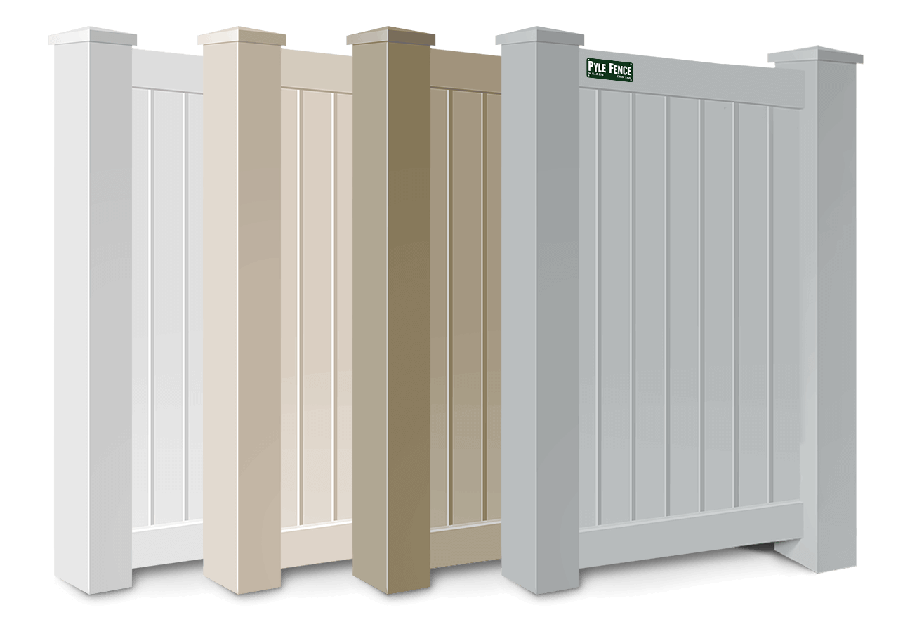 Vinyl fence color choices in Central Maryland