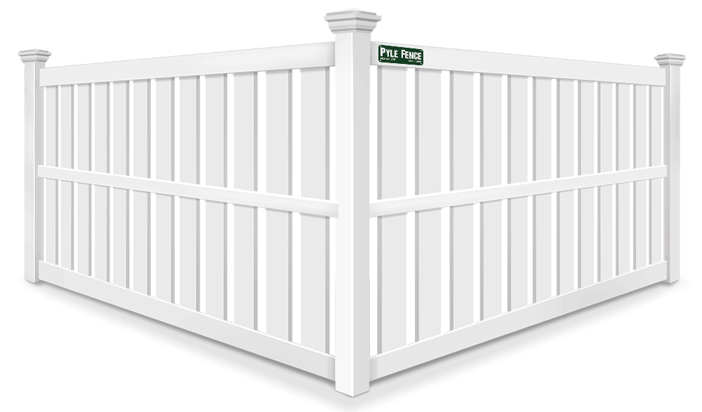 Semi-Privacy vinyl fence contractor in Central Maryland