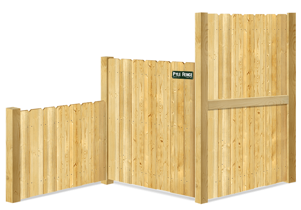 Wood fence height options Central Maryland