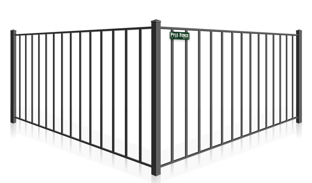 2-Rail Ornamental Steel fence company in Central Maryland
