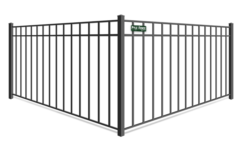 3-Rail Ornamental Steel fence company in Central Maryland
