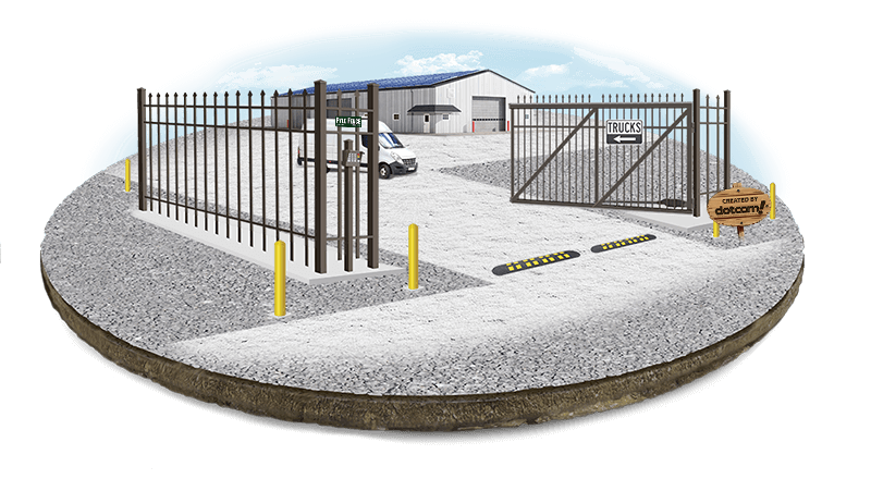 Automated swing gate