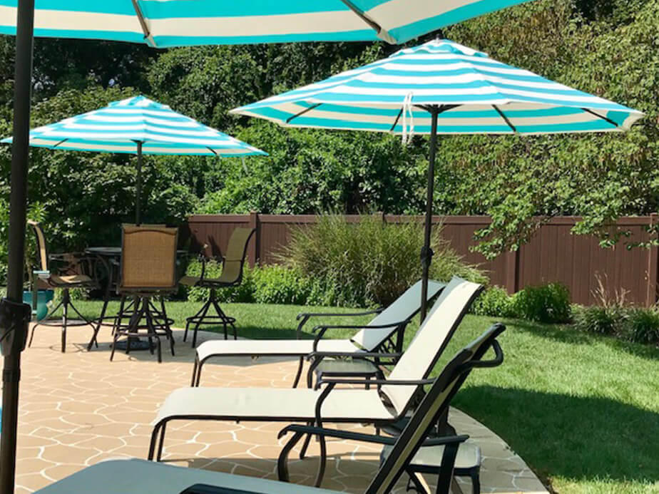 Pool Fence Example in Timonium Maryland